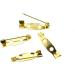 YiIin 20mm Gold Bar Pins Brooch for DIY Crafts - 100 Pieces - Buy Online on GoSupps.com
