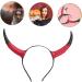 Holibanna Horn Headdress Hair Hoops Cosplay Horns Horn Headband Horns Cosplay Halloween Headbands Cosplay Props Cosplay Accessories Horns Headband Party Headbands Party Props Devil Horns 28X21X3.5cm As Shown - Buy Online on GoSupps.com