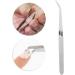 Manicure Tweezers - Double Sided Easy Operation Shiny Stainless Steel for Home & Salon Beauty - Buy Online on GoSupps.com