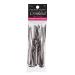 Marilyn Faye's U-Shaped Crinkled Hair Pins (Set of 12) (3 inch Black) 3 Inch (Pack of 12) Black