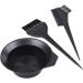 Outil de kit de teinture coloration cheveux avec ensemble bol brosse coloration double face noire pour salon outils d'application teinture capillaire 3 pi ces - Buy Online on GoSupps.com