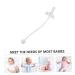 Rorpoir 4-Pack Wide-Neck Baby Bottle Straws | Feeding Accessories for Easy Milk Feeding - Buy Online on GoSupps.com