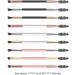 Dajidafu Eyebrow Brush Rose Gold Handle Professional Foundation Tinting Multi-colored Brow Brushes Eyeshadow Making Eyeliner White/Rose Gold - Buy Online on GoSupps.com