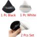 1/2 Pcs Hot Fashion Velvety Texture Washable Lightweight Makeup Puffs Triangle Velvet Powder Puff Mini Face Makeup sponge Face Powder Puff(1 Pc White) - Buy Online on GoSupps.com
