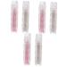 KALLORY 6 pcs Eye Effect Eyeshadow Cosmetics Lasting Liquid Long Highly Natural Highlight Pigmented Cream 1 count (Pack of 1) Pink Silverx3pcs