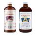 LIQUIDHEALTH Mega Energy B-Complex & Attention Teens & Kids Liquid Vitamin Bundle for Children - Improve Focus & Concentration Boost Mood Increase Natural Energy Levels - Vegan Non-GMO USA Made
