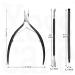 Cuticle Trimmer with Cuticle Pusher Cuticle Remover Cutter Nipper Scissor and Triangle Cuticle Nail Pusher Peeler Scraper Durable Dead Skin Clipper Manicure Pedicure Tools - Buy Online on GoSupps.com