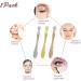 Eye Massager Stick Eye Cream Spoon 7.7cm Skin Beauty Tool with Double Head Design Rose Golden Massage Stick - Buy Online on GoSupps.com