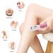 Portable Smooth Glide Epilator for Women - Cordless Electric Facial Hair Removal and Peach Fuzz Remover for Bikini, Face, Arms, Legs, Armpits - Gentle and Sensitive Skin Care - Buy Online on GoSupps.com