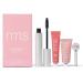 RMS Beauty Clean & Bright Makeup Kit - Makeup Starter Kit Volumizing Mascara Cream Eyeshadow & Lip Gloss Clean Beauty Makeup Gift Set Makeup Set