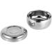 FILFEEL Shaving Bowl with Lid - Silver Metal Men s Wet Shaving Soap Mug | Premium Facial Care Tool for Smooth Shaving - Buy Online on GoSupps.com