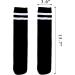 AnjeeIOT Kids Soccer Socks - White + Black | High School Team Dance Sports Socks for Boys & Girls (5-10 Years) - Buy Online on GoSupps.com