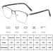 Riccie Varifocal Glasses for Men - Anti-Blue Light Photochromatic UV400 Presbyopic Sunglasses Diopter +1.0 to +3.0 - Buy Online on GoSupps.com