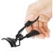 Stainless Steel Eyelash Curler with Built in Comb Pinch Eyelash Curler Silicone Ring Pad Eye Lash Curling Tool Suitable for Any Eye Shapes and Sizes with Silicone Pads(A) - Buy Online on GoSupps.com