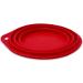 Silicone Dog Bowl with Snap Hook - 250ml Travel Feeding & Water Bowl for Dogs & Cats (Red) - Durable & Portable - Buy Online on GoSupps.com