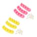 Minkissy 2 boxes nail exercise stand stands for practicing nails stand for nail tip nail stand nail with stand nail art training stand plastic acrylic manicure