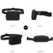Belt Bag Waist Pack Crossbody Fanny Pack for Women and Men - Adjustable Strap, Small Pouch for Travel, Workout, Running - Black - Buy Online on GoSupps.com