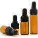 FIOERDTUIE 20pieces Eco-friendly Mini Dropper Bottle Easy To Clean And Refill For Essential Oils Portable Dropper Bottle Glass 5ml - Buy Online on GoSupps.com