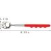 4 Pcs Telescopic Back Scratcher Message Tools for Instant Itching Relief Stainless Steel Soft Grip Telescopic Claw Back Massager Claw - Buy Online on GoSupps.com