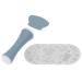 Uonlytech 1 set nail art printing plate nail stamp kit clear nail stampers Christmas nail plates nail stamp template nail art stamp nail art decorate manicure stainless steel 9x2.6cm assorted color