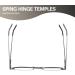 I-Mag Mini Metal Spring Hinge Reading Glasses (2.00 Black) with Slide Open Hard Case | Shop Internationally - Buy Online on GoSupps.com