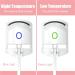 BYVUTE Heated Electric Eyelash Curler with Silicone Pads - Rechargeable Long Lasting Curler with Two Temperature Settings - Includes Pouch (White) - Buy Online on GoSupps.com