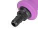 Deep Tissue Massage Pistol with Silicone Interchangeable Heads | Waterproof Hand Muscle Massager | Premium Purple Accessory - Buy Online on GoSupps.com