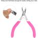 Stainless Steel Nail Art Cuticle Nipper Dead Skin Remover Clipper - Rose Red - Buy Online on GoSupps.com