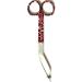 Panther Surgical Stainless Steel 5.5 Lister Bandage Scissors - Red and Black Pattern - Buy Online on GoSupps.com