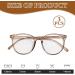 BRITECO 3 PCS Blue Light Blocking Glasses Set for Women & Men - Anti Glare UV Protection Lightweight Computer Glasses Stylish Clear Lens Frames for Screen Comfort - Buy Online on GoSupps.com