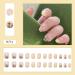 Diduikalor 24Pcs Press on Short Glossy Spring Flower Acrylic False Nails for Women - Buy Online on GoSupps.com
