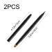 Buy 2 Pcs Dual End Lipstick Brushes - Portable Retractable Lip & Eye Shadow Brushes for Perfect Makeup Application - Buy Online on GoSupps.com