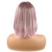 BGHJUE Pink Purple Bob Glueless Lace Wig for Women - 35cm Daily Use Hair - Buy Online on GoSupps.com