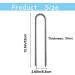 12-Inch U-Shaped Galvanized Steel Trampoline Stakes - 8 Pack | High Wind Anchors for Trampoline Security - Buy Online on GoSupps.com