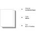 White Cardstock 100 Sheets 8.5 x 11 - Ohuhu Heavyweight 80lb Cover Card Stock - Perfect for Crafts and DIY Cards - Buy Online on GoSupps.com
