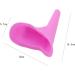 MYXP Reusable Silicone Female Urination Device - Portable Pee Funnel for Outdoor Activities - Pink - Buy Online on GoSupps.com