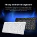 White Wired Mini Keyboard for Mac & PC | Compact USB Keyboard for iMac MacBook Pro/Air Windows Laptops - Riuty - Buy Online on GoSupps.com