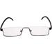 REAVEE 3 Pack Half Frame Reading Glasses with Portable Case - Thin Lightweight Readers Spring Hinged - Black/Blue/Brown 2.0 - Buy Online on GoSupps.com