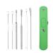 Ear Wax Cleaner Earwax Removal Tool Pick Digging Artifact Earpick Cleaning Ears Remover for Clean Your Kit Gadgets Ear Cleaner Green