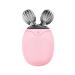 Facial Cleansing Brush - Sonic Silicone Exfoliating Beauty Equipment IPX6 Waterproof USB Rechargeble Face Scrubber Brush for Deep Cleanning Face Scrubbers Pink