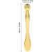 Homoyoyo Lot de 5 B tonnets de Massage Contour des Yeux en Alliage de Zinc Dor Applicateur Spatule pour Cr me Visage Mini Masseur Compact pour Soins Poches - Buy Online on GoSupps.com