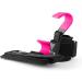 Professional Lifting Straps and Heavy Duty Hooks with Neoprene Padded Wrist Wraps - Ideal Gym Gloves for Weightlifting Support and Grip | Men Women Pair - Pink - Buy Online on GoSupps.com