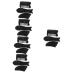 Minkissy 15 pieces Horn-Schabbret Massage tools Muscle massager Beautiful Face massager Guasha Massage device Multifunctional Shabbar Face spatula Guasha facial tool neck scraps