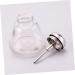 FOMIYES 1pc Down Pump Dispenser Cleanser Pump Bottle Makeup Remover Container Push down Liquid Dispenser Down Pump Bottle Push down Bottle Dispenser Empty Pump Travel Nail Glass Pump - Buy Online on GoSupps.com