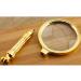 Magnifying Glasses Vision aids Retro Magnifying Glass Gold Handle Magnifying Glass Handle Hand Held Magnifying Glass Stationery Office Supplies 1PCS Better Life - Buy Online on GoSupps.com