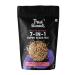 True Elements 7 in 1 Super Seeds & Nut Mix 8 Oz - Roasted Pumpkin, Watermelon, Sunflower, Flax, Soyanuts, White Sesame & Chia Seeds - Buy Online on GoSupps.com