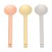 Spatules cosm tiques en m tal t te Rond l g re Multifonction Petite cuill re cr me pour Le Visage de Maquillage pour Voyages de Soin de la Peau