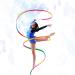 Huianer Dance Ribbons: Gymnastics Ribbon Streamers for Children - Rainbow 2pcs - Buy Online on GoSupps.com