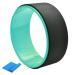 NGT Yoga Wheel 13 inch Yoga Wheel for Back Pain Strongest and Most Comfortable Dharma Yoga Prop Wheel with Free Yoga Bands black-green