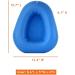 Blue Portable Air Bedpan Inflatable Cushions Potty for Home Hospital Elderly Bedridden Washable Air Inflation Bed Pans for Females - Buy Online on GoSupps.com